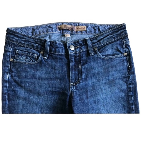 Anthropologie Paige Women's SZ 29 Hollywood Hills Bootcut Embroidered Jeans - Picture 7 of 14